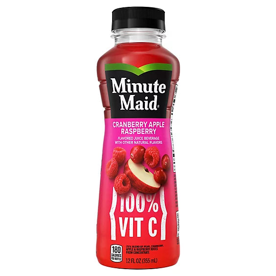 Minute Maid 100% Fruit Juice, 12 fl oz Bottles