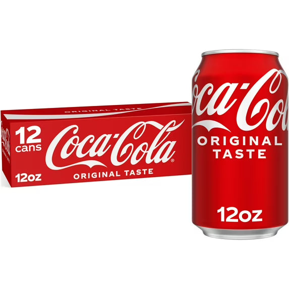 Coca-Cola Soda Pop Fridge Pack, 12 fl oz Cans, 12 Pack