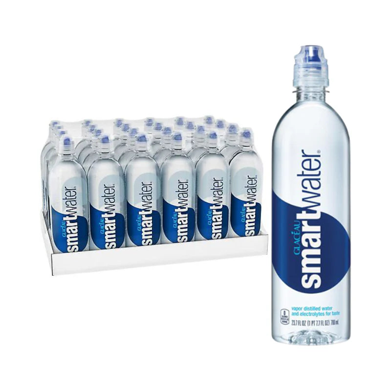 Glaceau SmartWater Water with Sports Cap 700ml Bottles