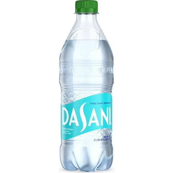 Dasani Purified Water Bottle, 20 fl oz
