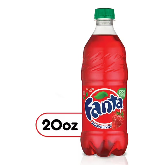 Fanta Soda Pop, 20 fl oz Bottle