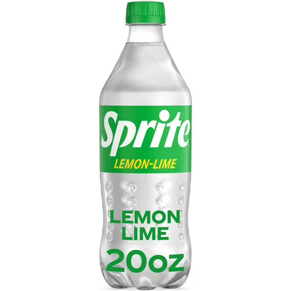 Sprite Lemon Lime Soda Pop, 20 fl oz Bottle